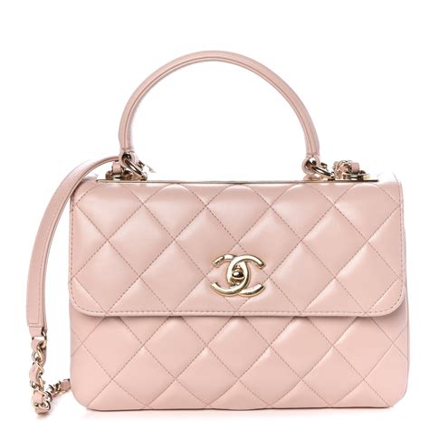 chanel light pink purse|chanel purses pink and black.